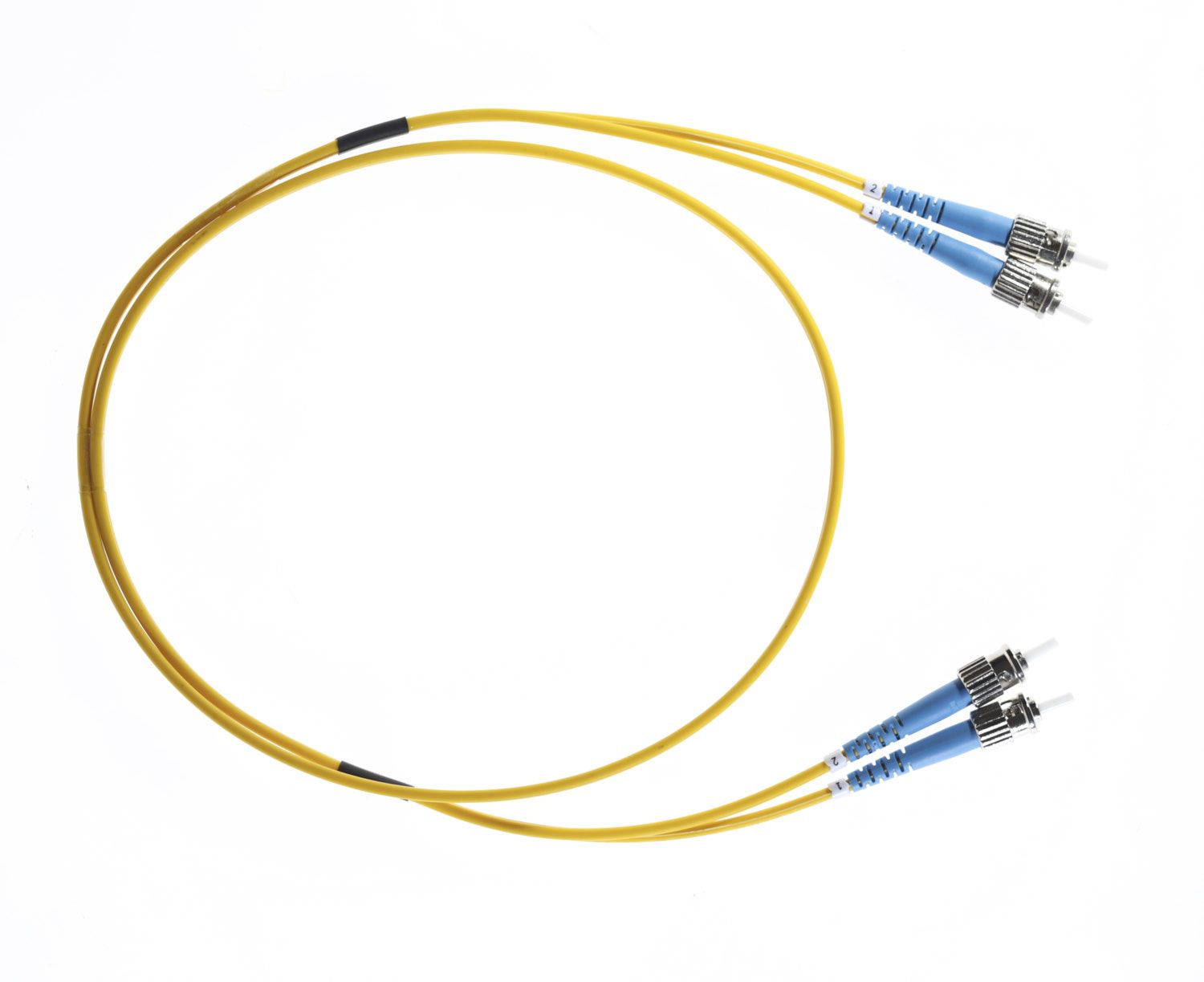 ST-ST Single Mode Fiber Optic Patch Lead (2m)