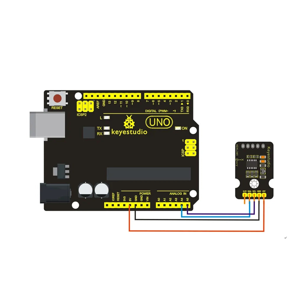 KEYESTUDIO 3-Axis Acceleration Module Accelerometer Gravity Tilt Module