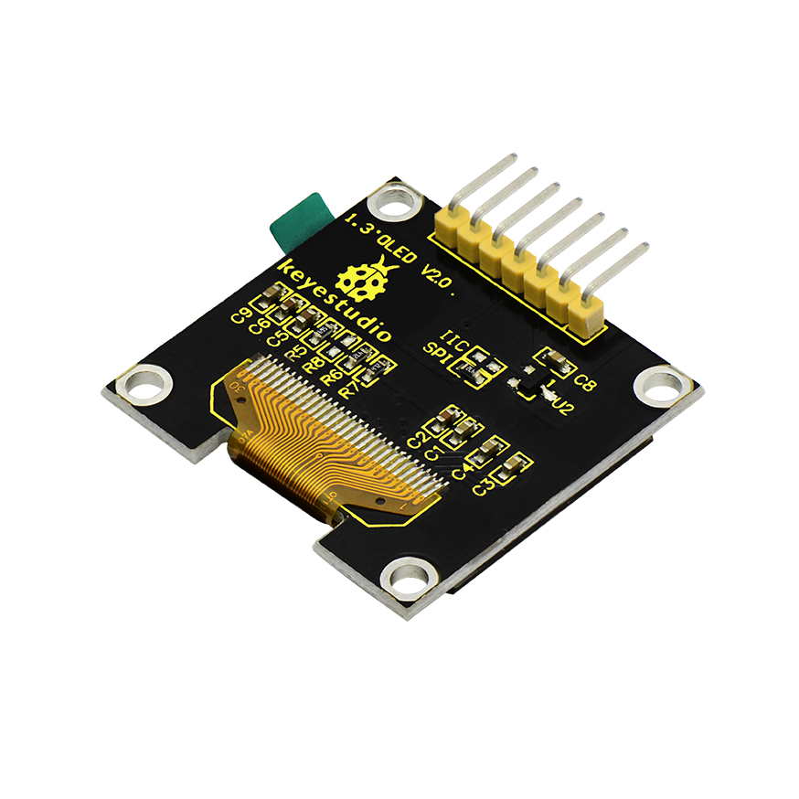 KEYESTUDIO IIC SPI 1.3" 128x64 OLED V2.0 Graphic Display