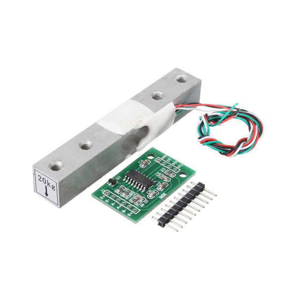 Electronic Scale Module - 20kg Aluminum Alloy Load Cell (HX711 Amplifier)