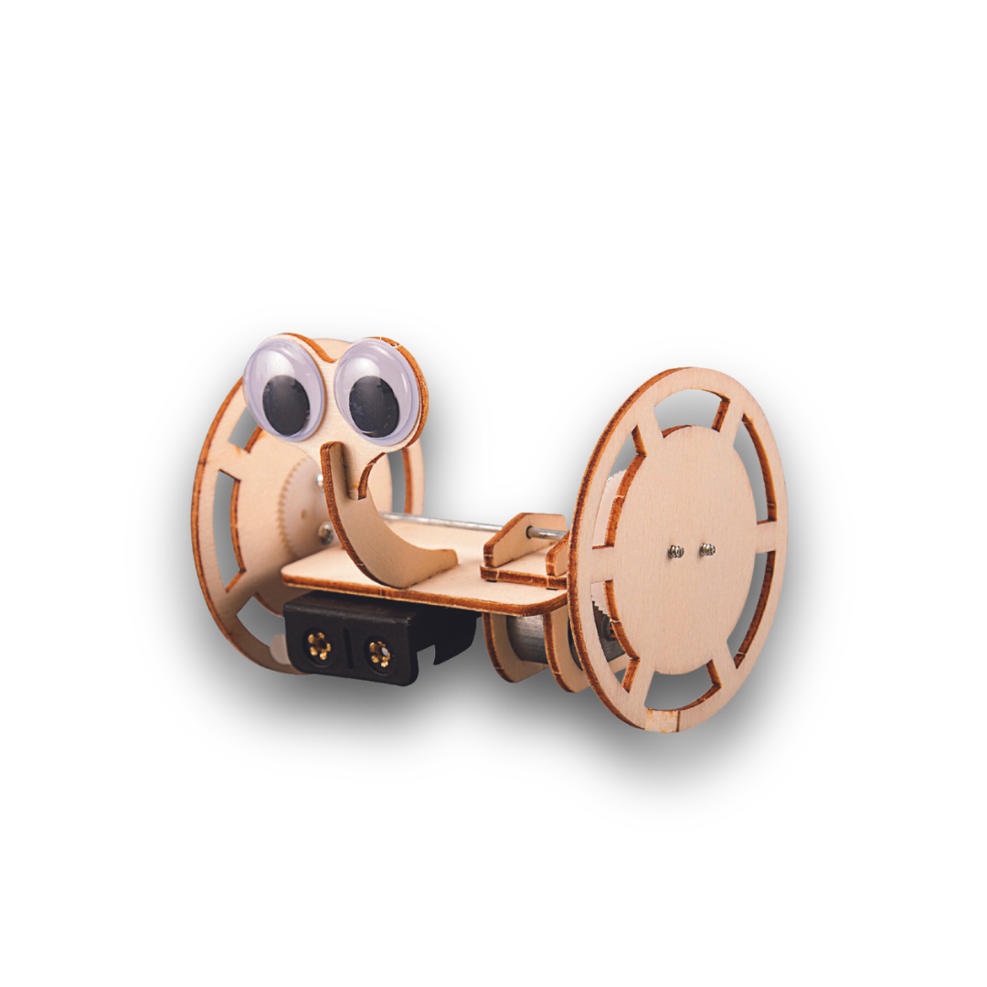 BUBBLEGUM Wood STEM Two Wheeled Robot