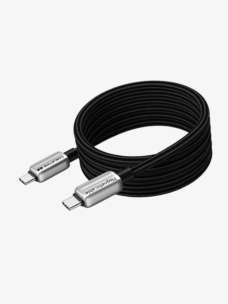 CABLETIME Magnetic PD240W USB-C Cable (2m) (Black)