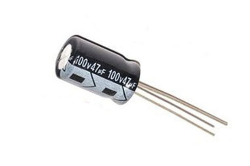 DIGI-KEY 47uF 100V Electrolytic Capacitor 105°C