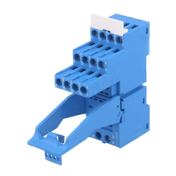ELECTRO MECHANICA Mini Plugin Relay base 55 Series 9404SPA DIN Rail Mount