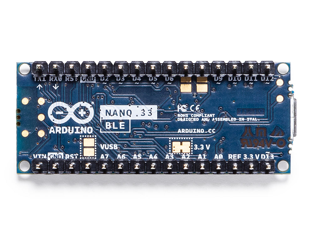 ARDUINO® Nano 33 BLE Sense with Headers