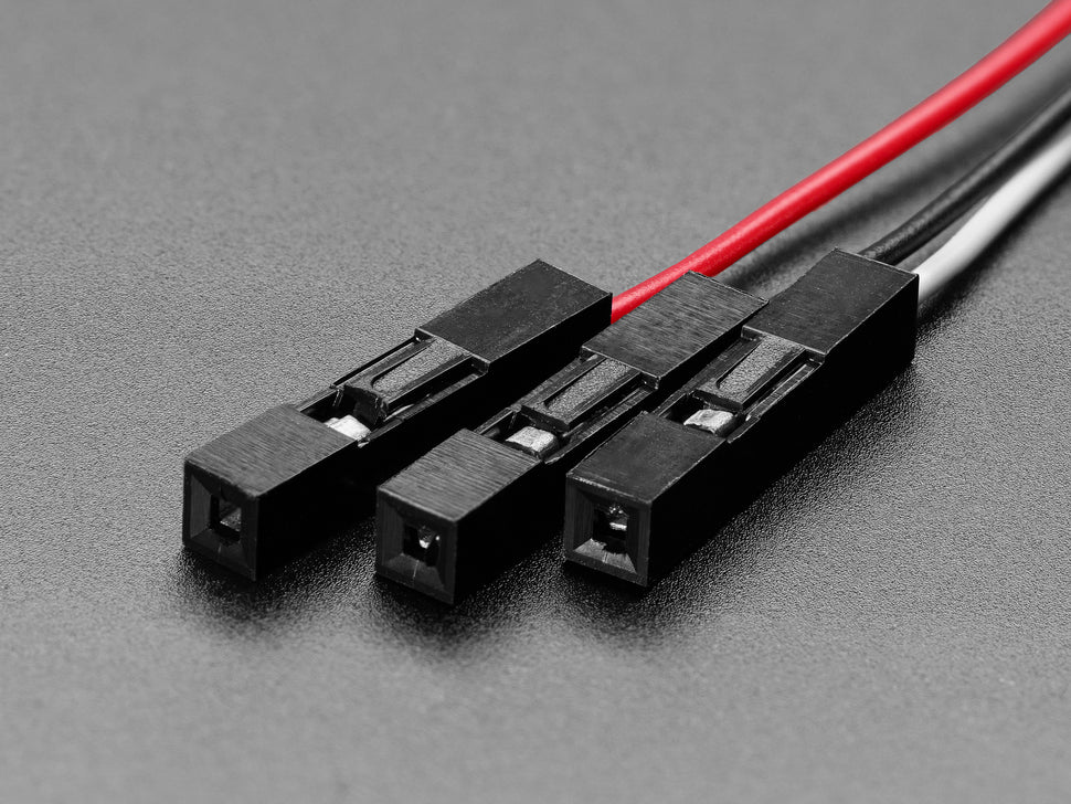 ADAFRUIT JST SH Compatible - 1mm Pitch - 3 Pin to Premium Socket Cable (200mm)