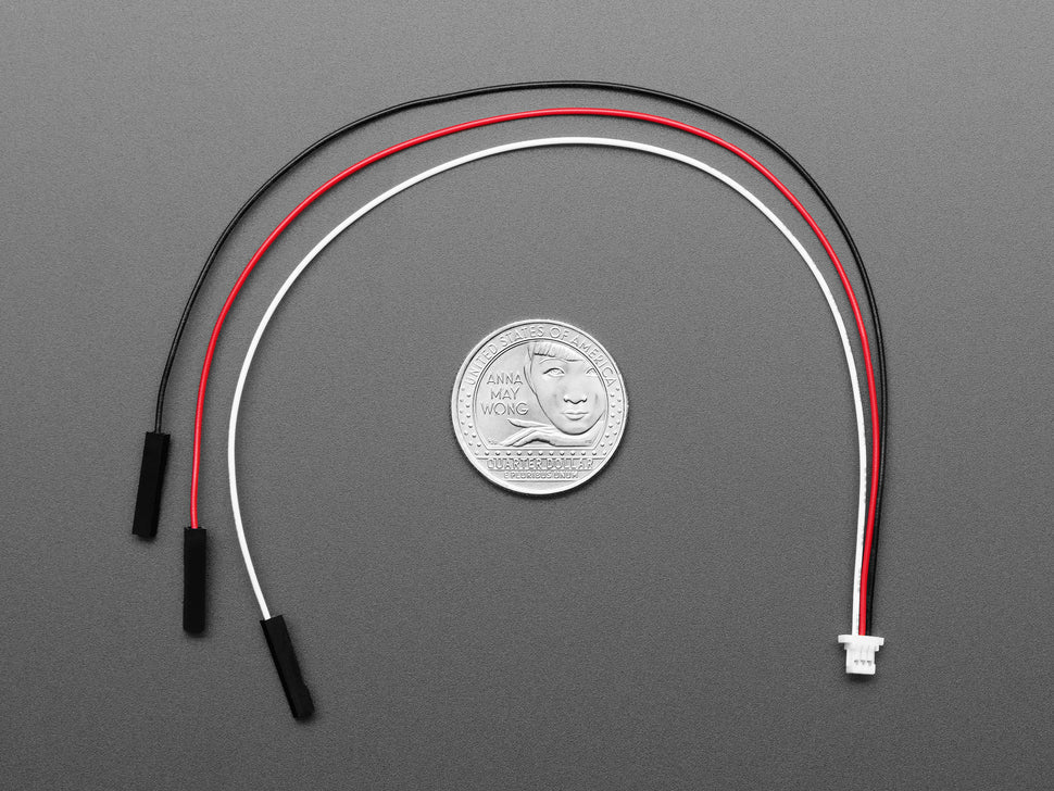 ADAFRUIT JST SH Compatible - 1mm Pitch - 3 Pin to Premium Socket Cable (200mm)