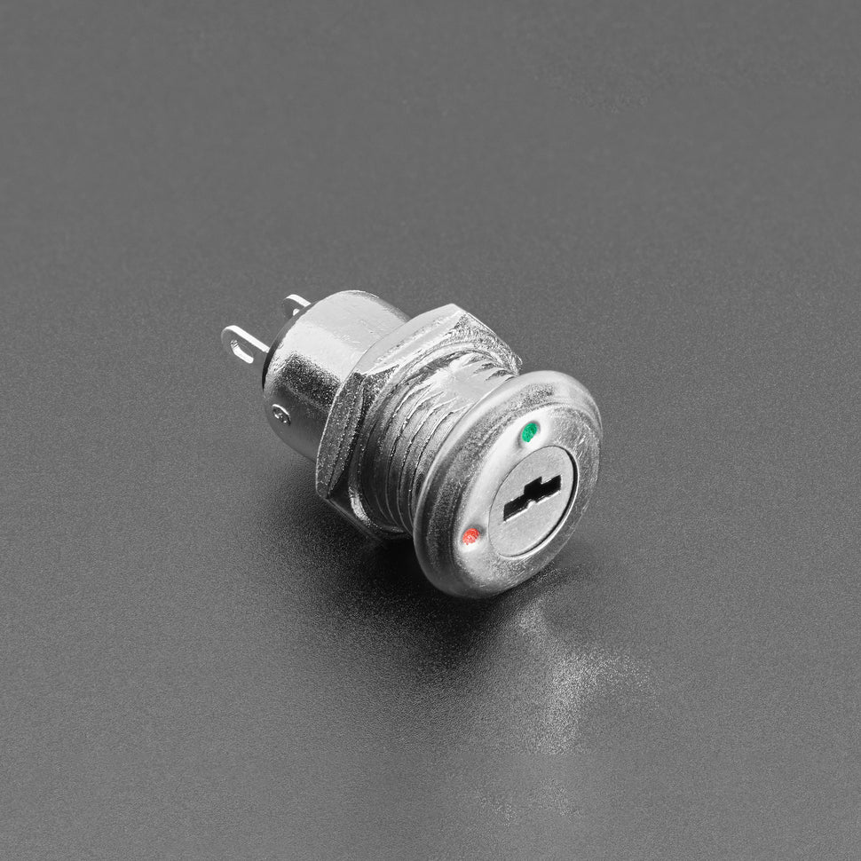 ADAFRUIT On-Off Jey Lock Switch - 12mm Diameter