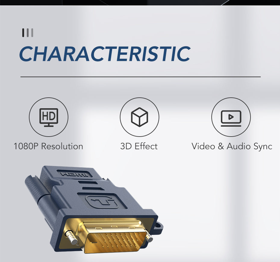 CABLETIME HDMI to DVI Adapter