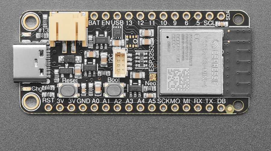 ADAFRUIT ESP32-S3 Feather with 4MB Flash 2MB PSRAM - STEMMA QT / Qwiic