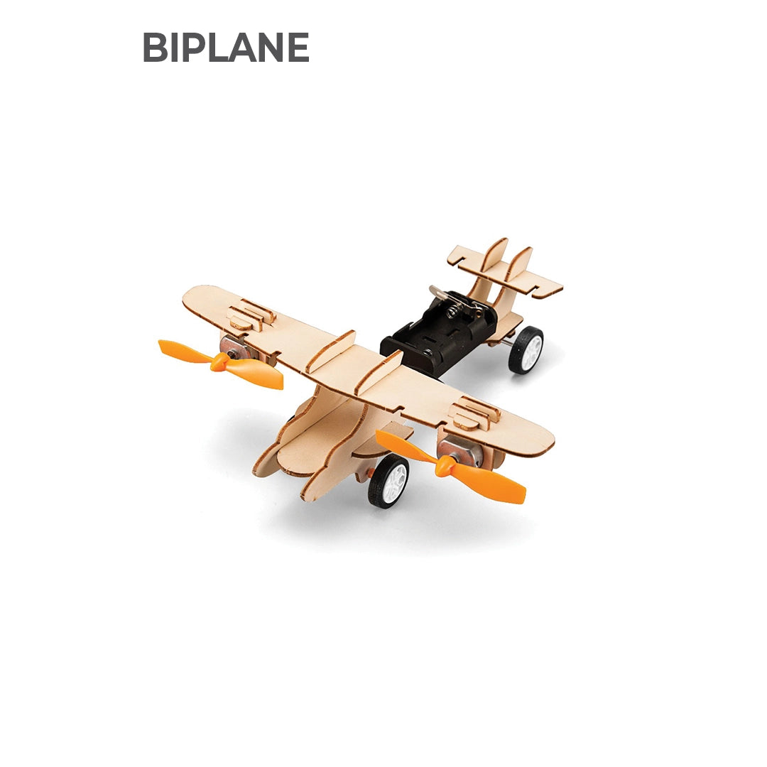 BUBBLEGUM Wood STEM Biplane