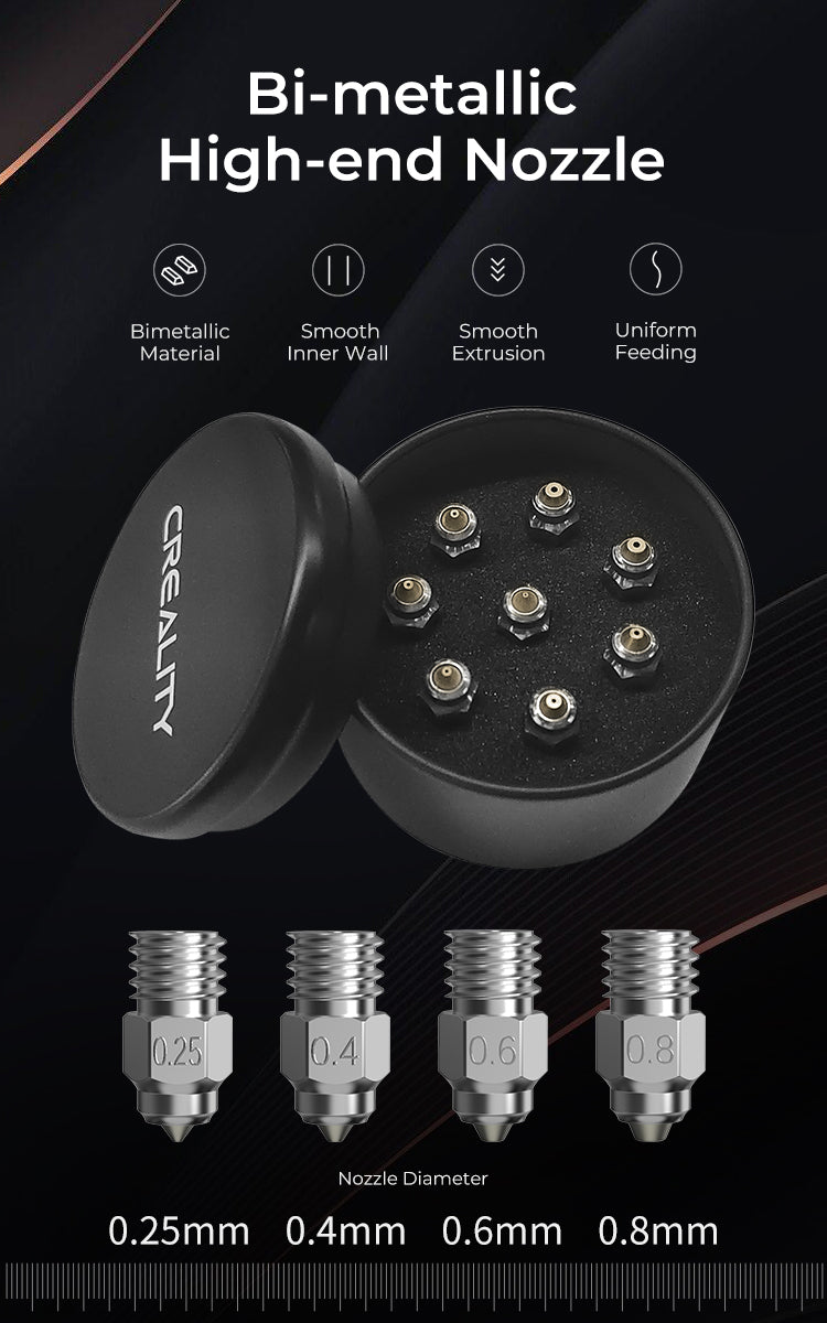 CREALITY Bi-metallic High-end Nozzle Kit
