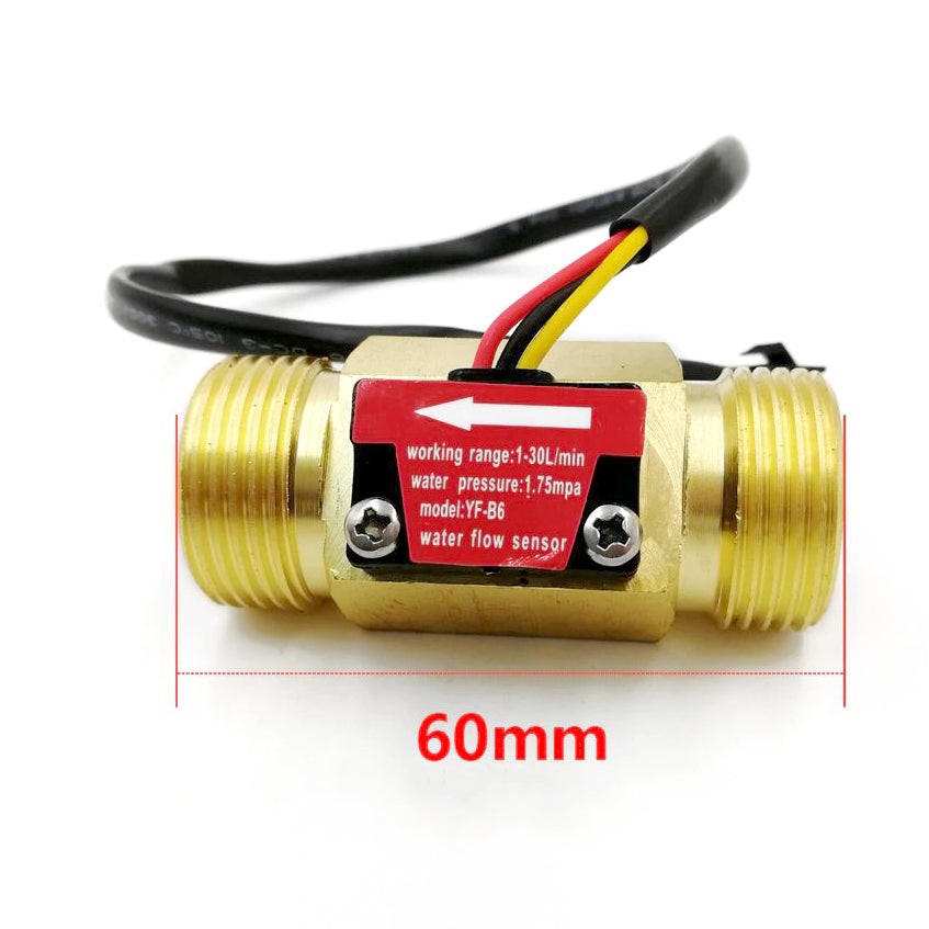 Brass Water Flow Sensor - G3/4" YF-B6