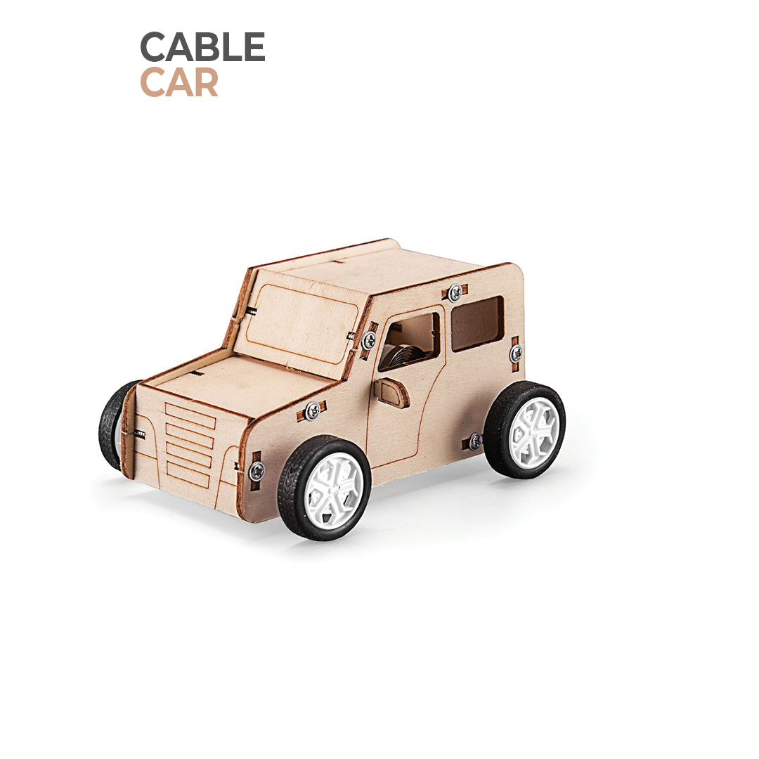 BUBBLEGUM Wood STEM Cable Car