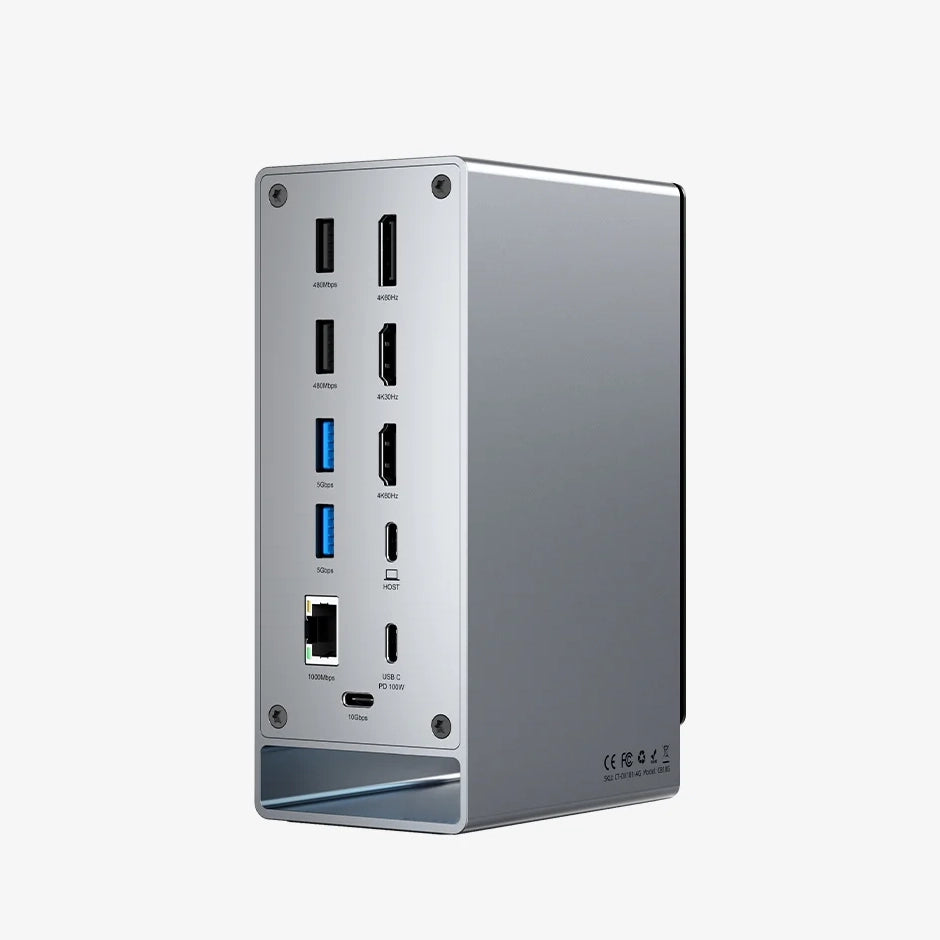 CABLETIME 16-IN-1 4K USB C Multiport Docking Station