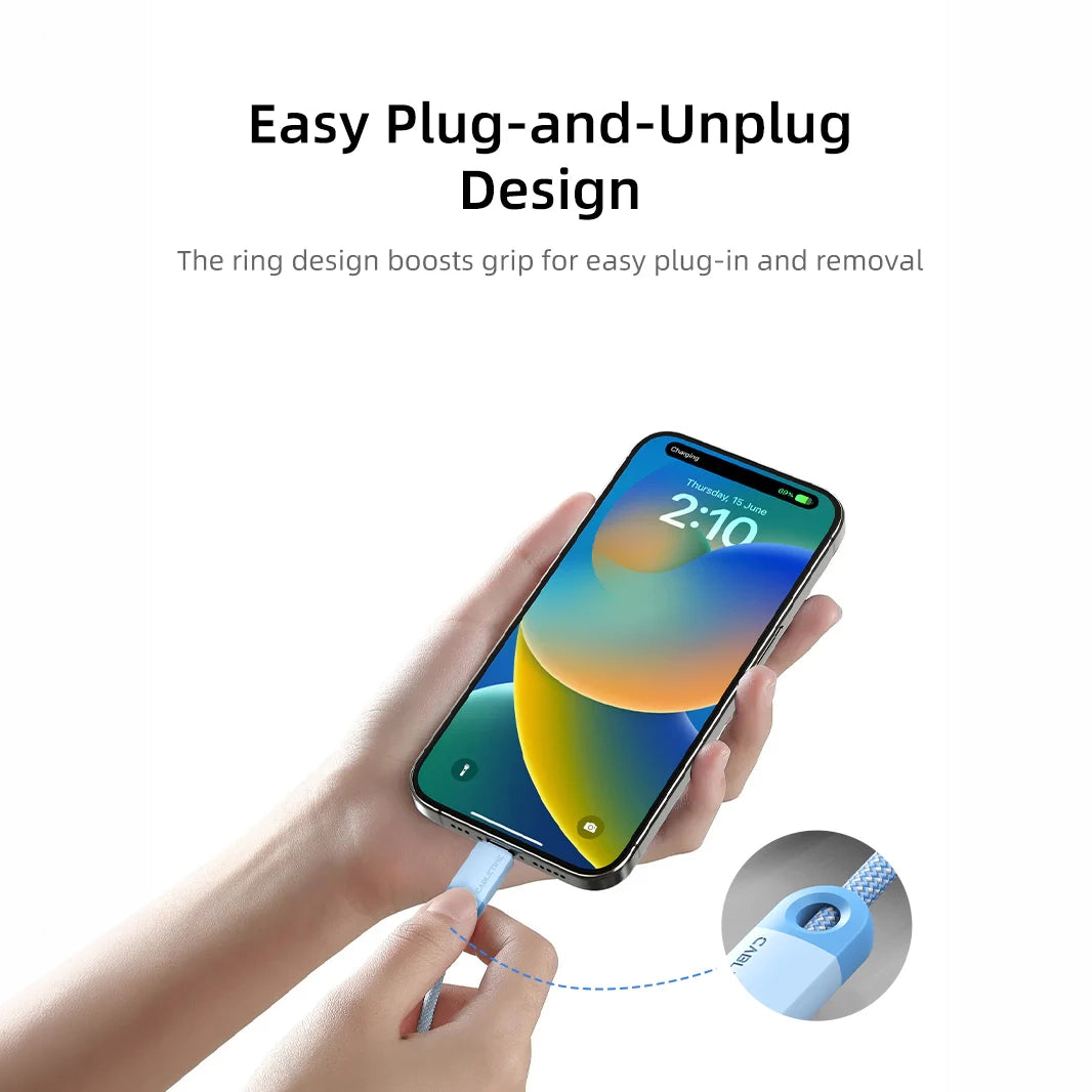 CABLETIME 6A USB A to USB C Cable (1m)