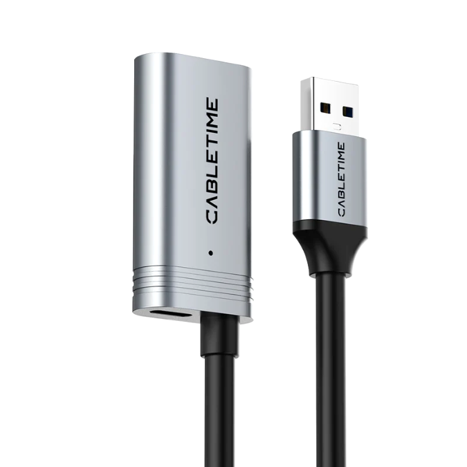 CABLETIME USB 3.0 Active Extension Cable Male to Female (15m)