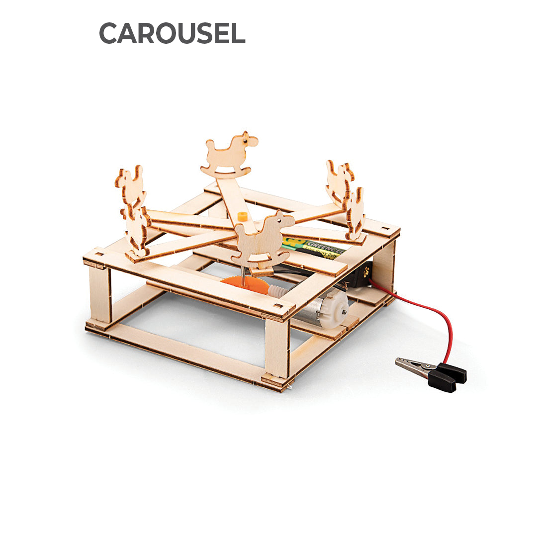 BUBBLEGUM Wood STEM Carousel