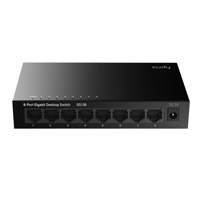 CUDY 8 Port Metal Gigabit Desktop Switch