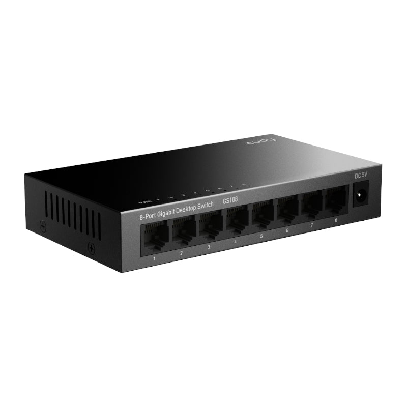 CUDY 8 Port Metal Gigabit Desktop Switch