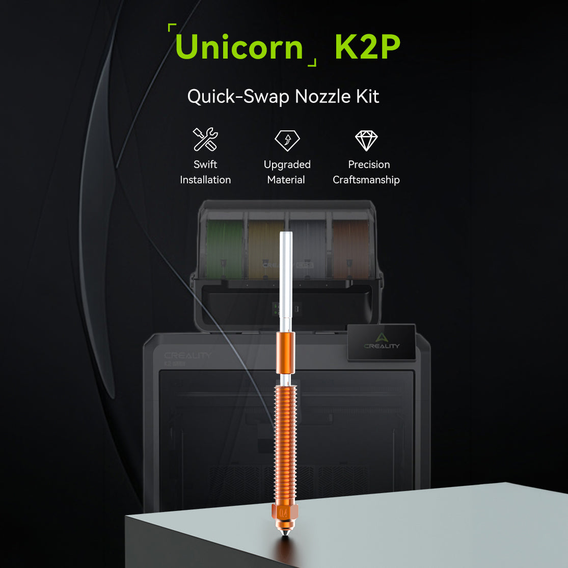 CREALITY K2 PLUS Integrated Nozzle 0.4mm