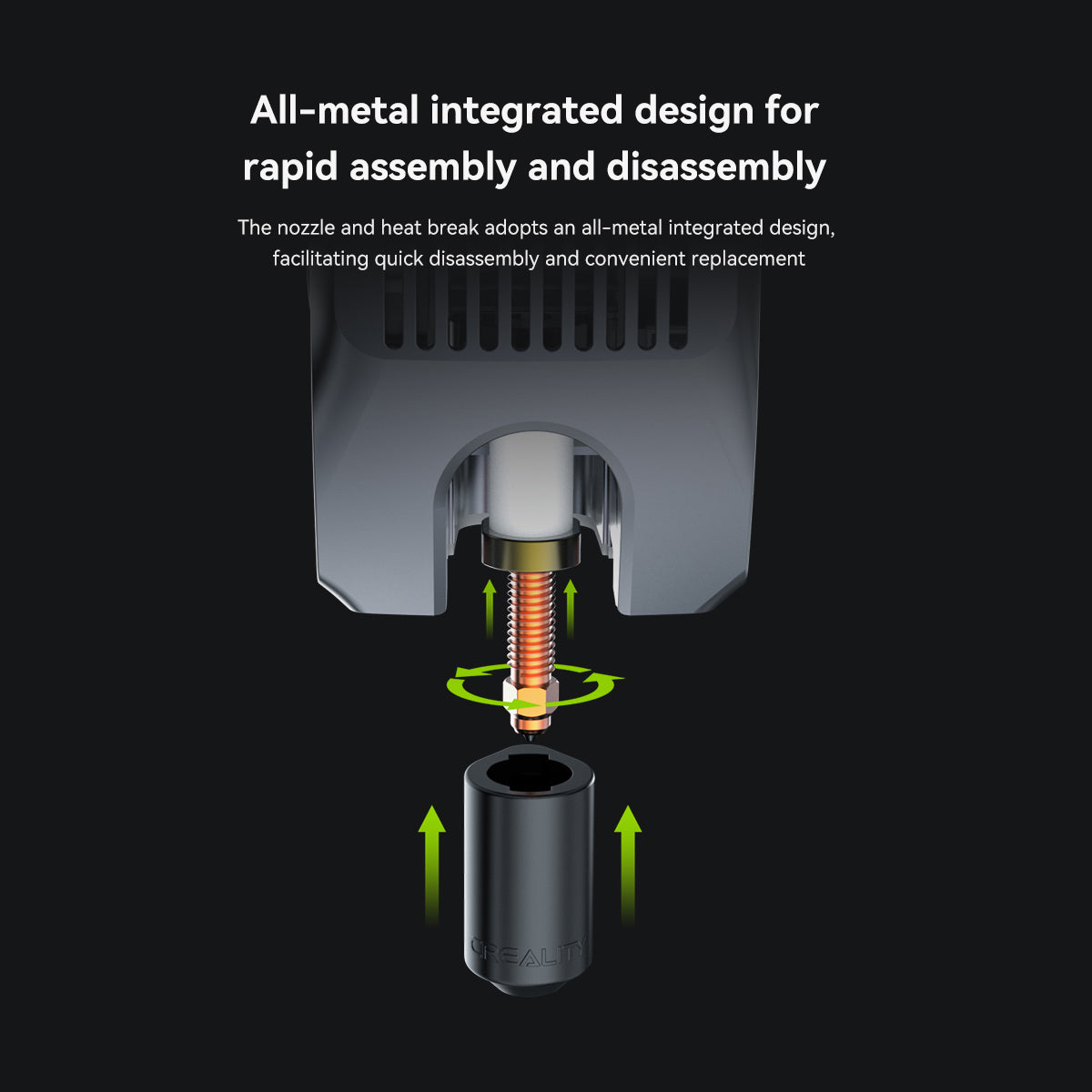 CREALITY K2 PLUS Integrated Nozzle 0.6mm