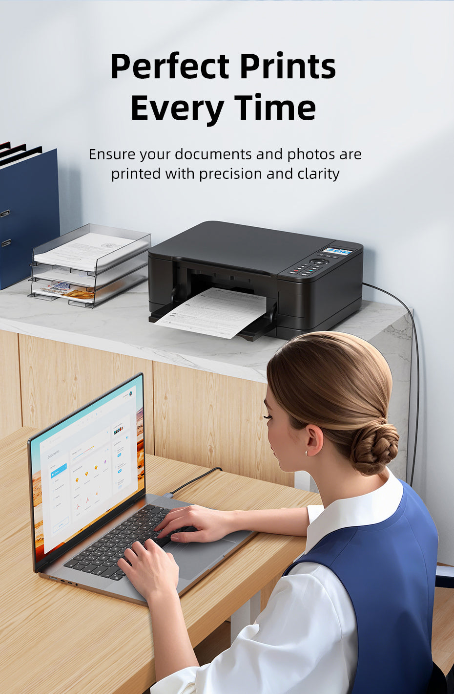 CABLETIME USB A 2.0 Printer Cable (5m)