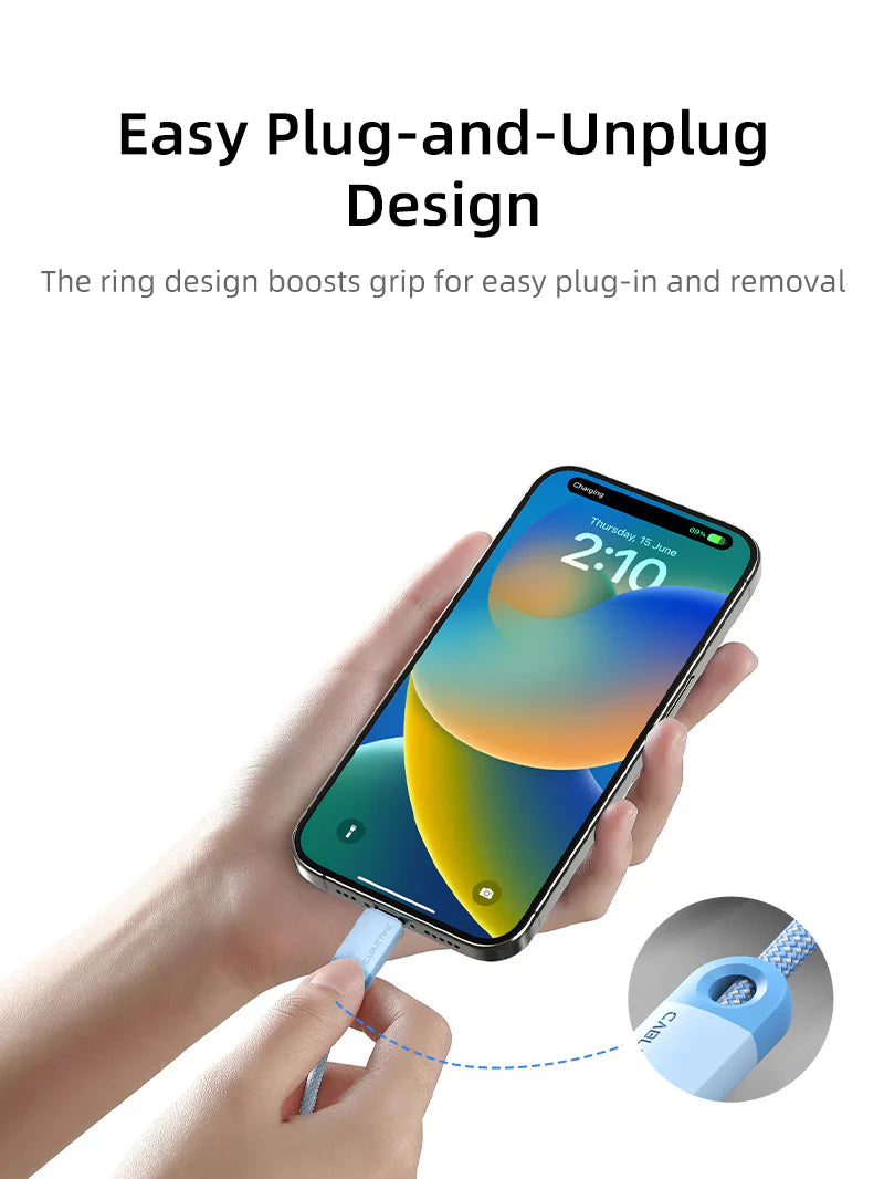 CABLETIME USB A to USB C Charging Cable 6A (1.5m)