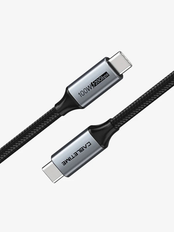 CABLETIME USB 3.1 Cable Gen2 Coaxial cable, Type C Male (1m)