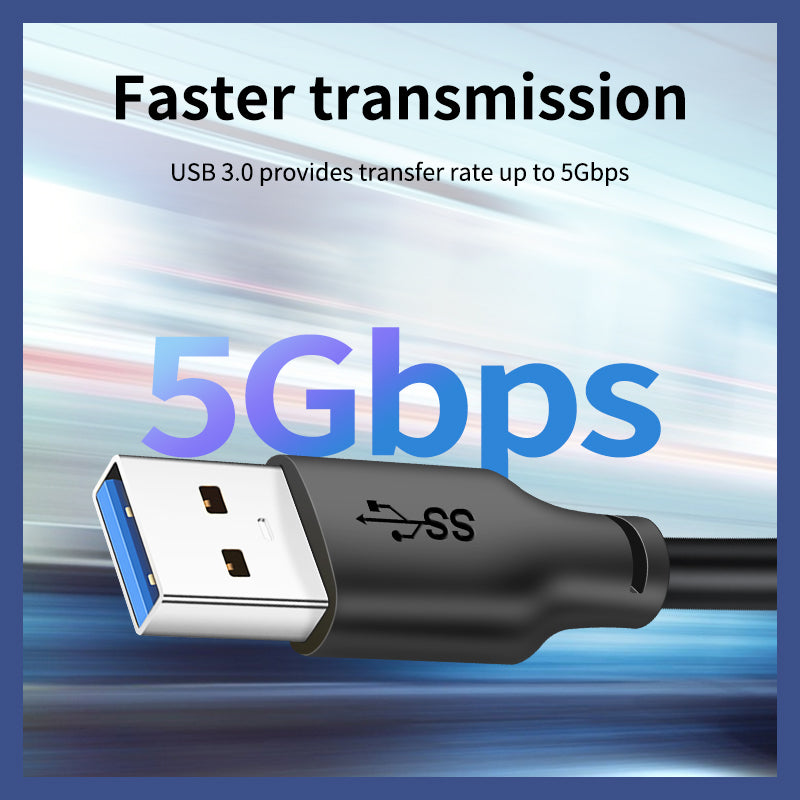 CABLETIME USB-A Male To USB-A Male USB 3.0 Cable (3m)