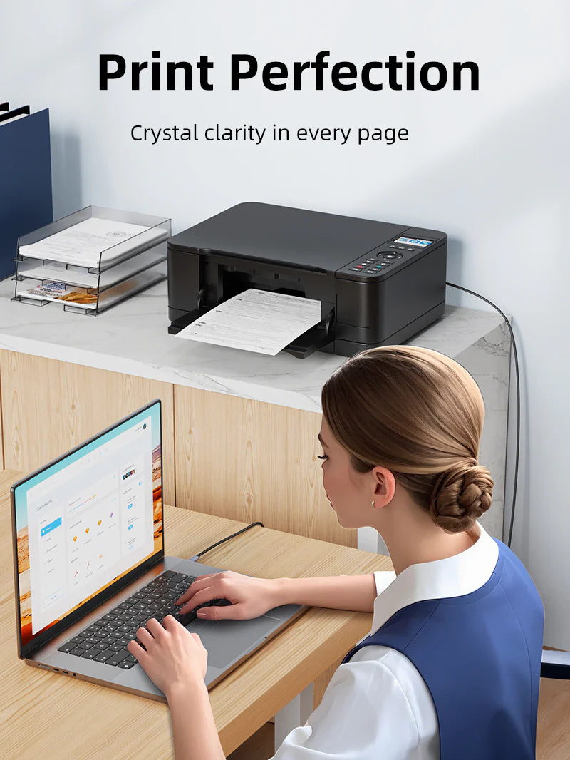 CABLETIME USB C 2.0 Printer Cable (5m)