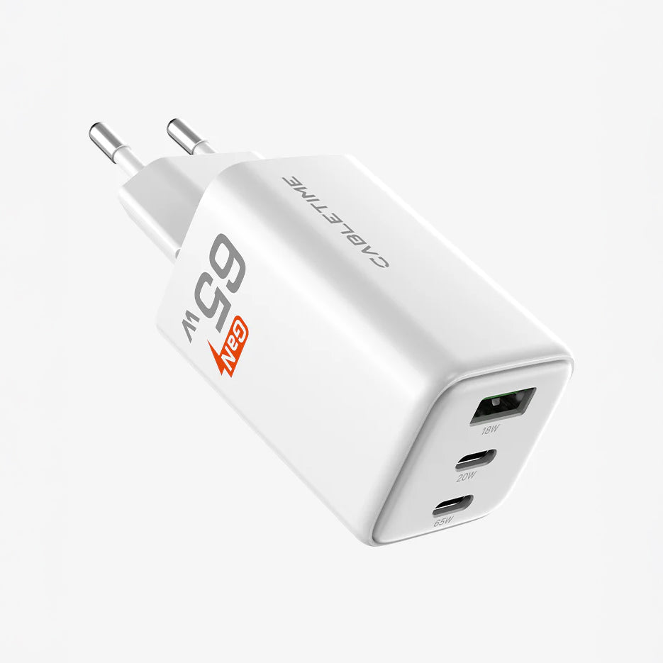 CABLETIME GAN Technology Charger USB Port 3 Port