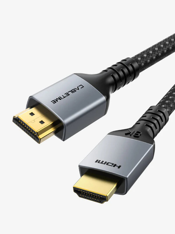 CABLETIME 8K HDMI 2.1 Gold Plated Cable (2m)