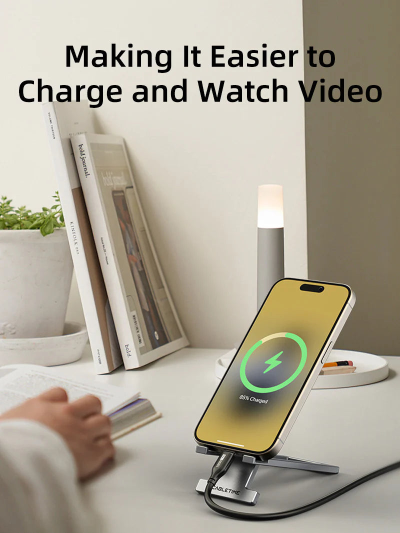 CABLETIME Foldable Aluminum Phone Holder