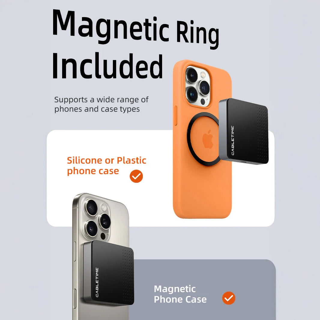 CABLETIME 10Gbps USB C to NVMe M.2 SSD Enclosure