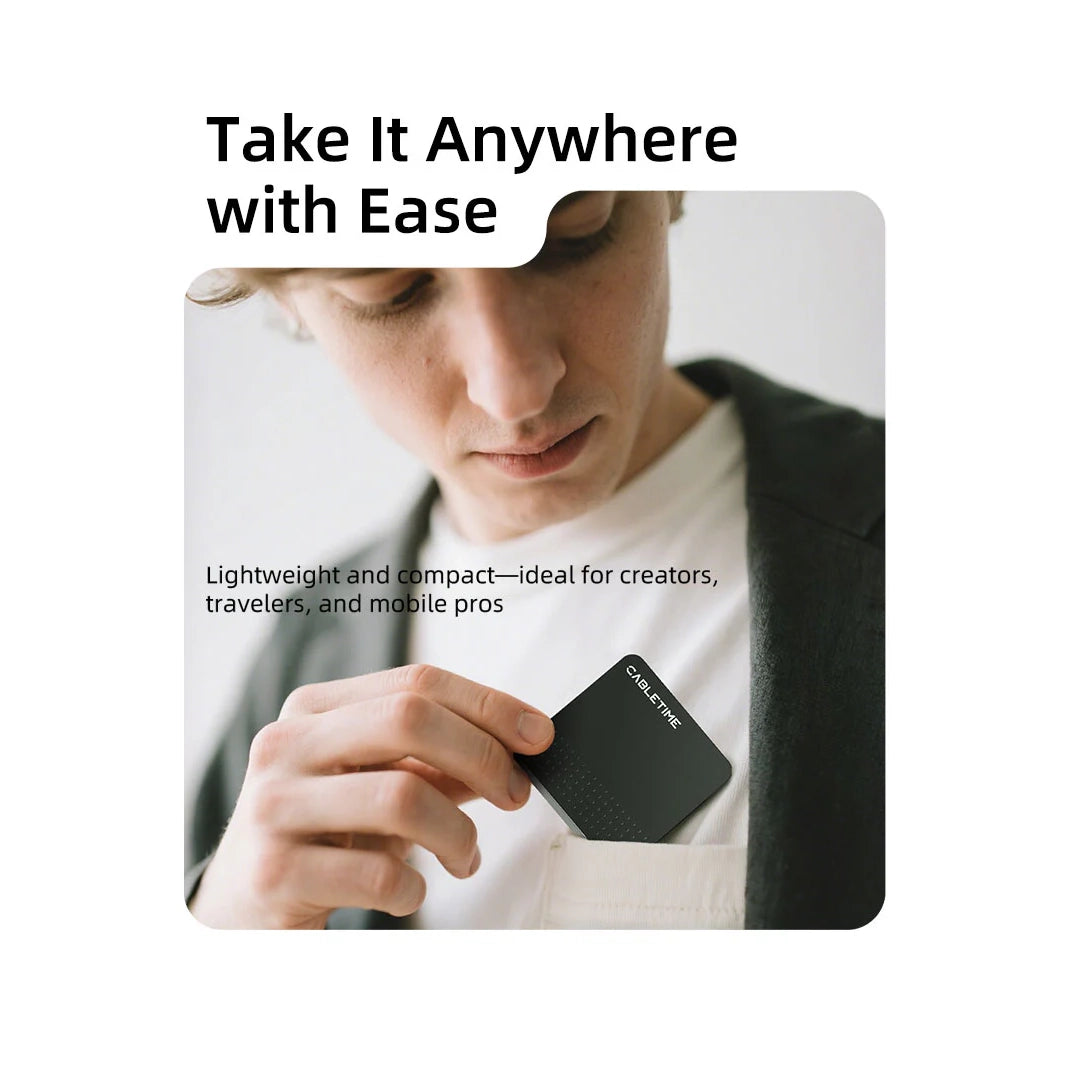 CABLETIME 10Gbps USB C to NVMe M.2 SSD Enclosure