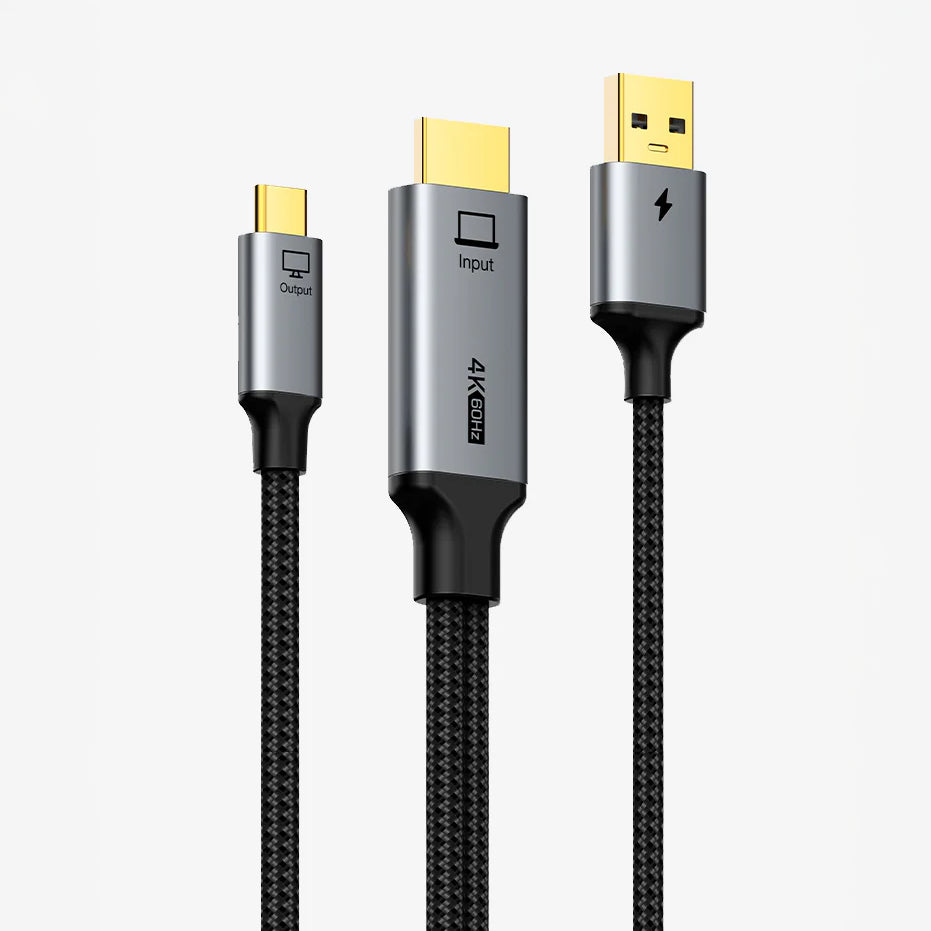 CABLETIME 4K60Hz HDMI to USB-C Cable Input (2m)