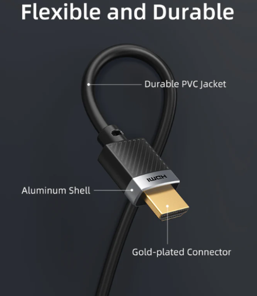 CABLETIME HDMI 2.0 Cable 4K for TV Computer Projector (3m)