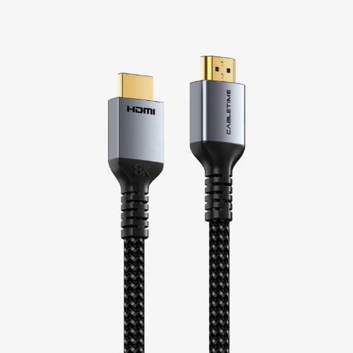 CABLETIME 8K HDMI 2.1 cable 48Gbps Braided (3m)