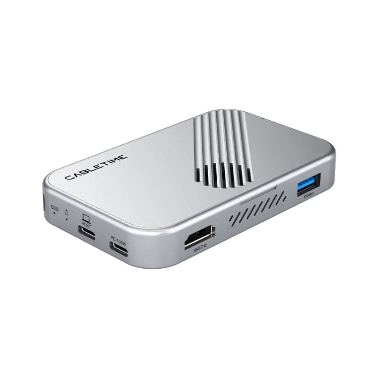 CABLETIME 7-in-1 Magnetic USB-C Hub with SSD Enclosure