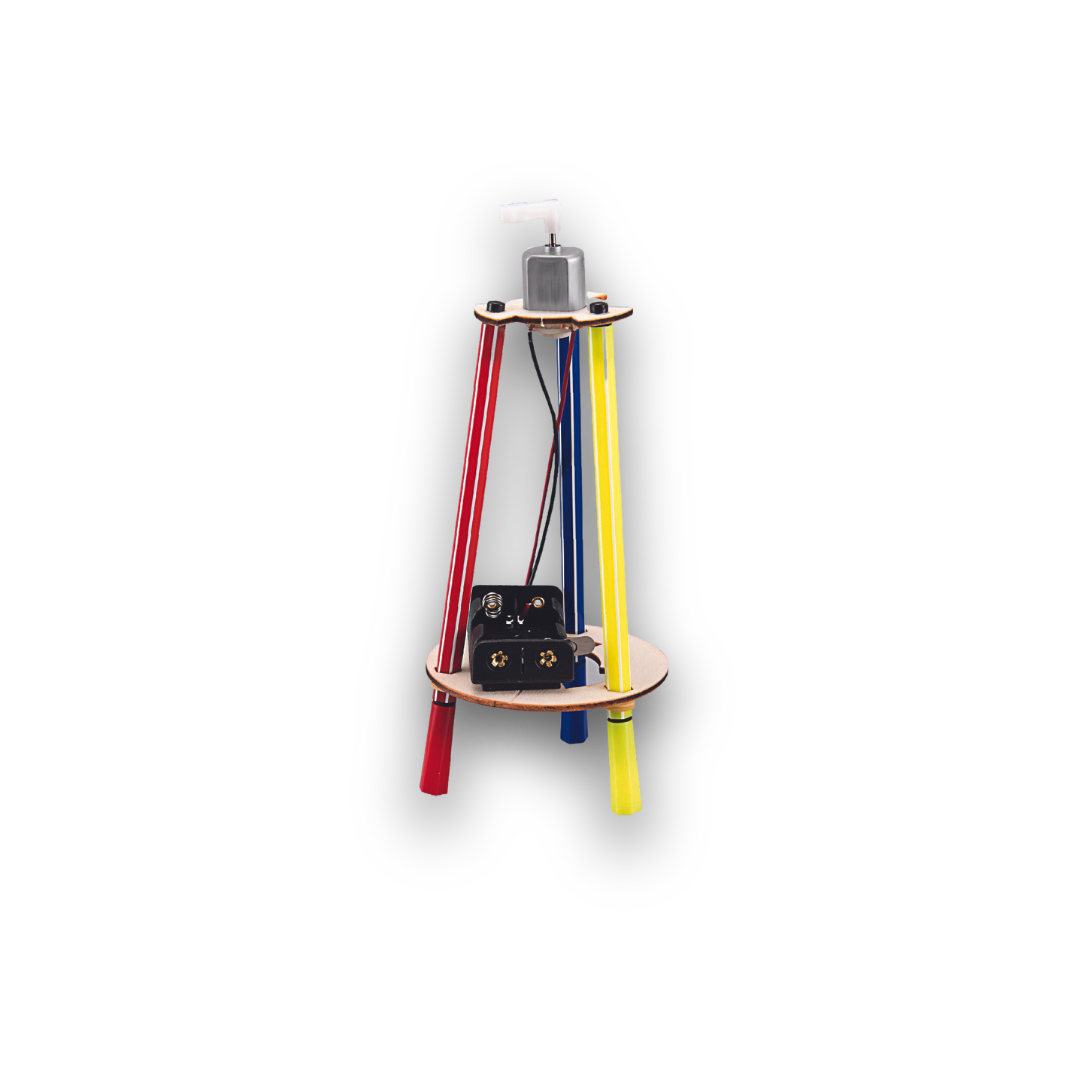 BUBBLEGUM Wood STEM Doodle Bot