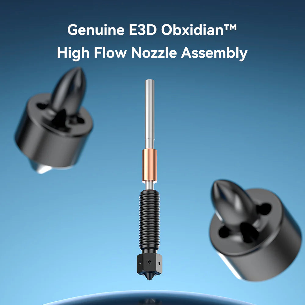 CREALITY Genuine E3D Obxidian™ High Flow Nozzle Assembly 0.6mm-K2 Series