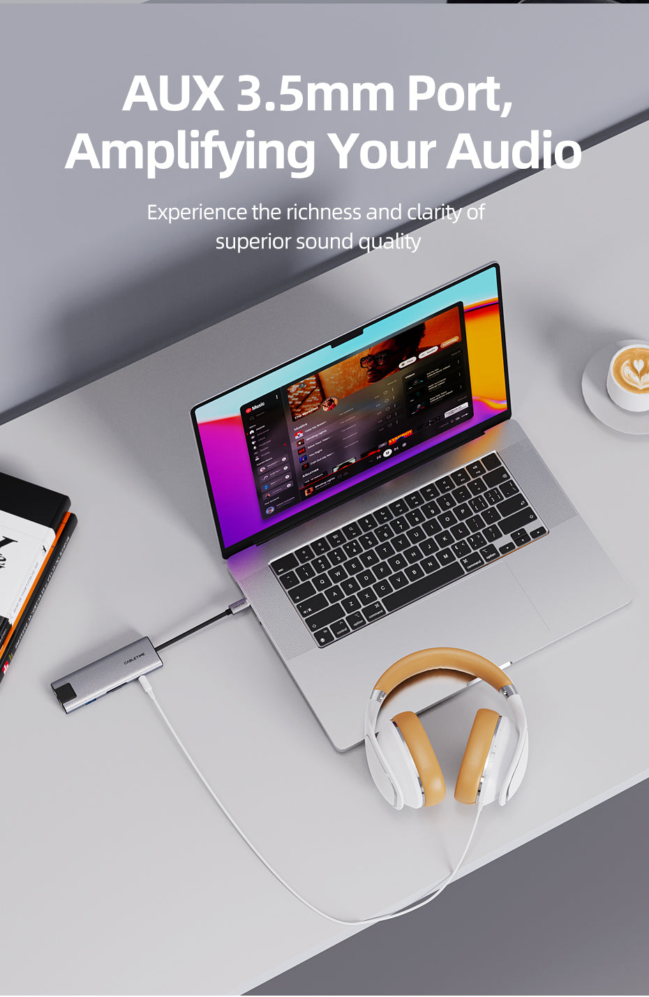 CABLETIME Eco 9-in-1 USB C Hub