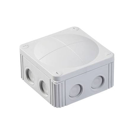 ELECTRO MECHANICA Junction Box Polypropylene RAL 7035 (110x110x66mm)