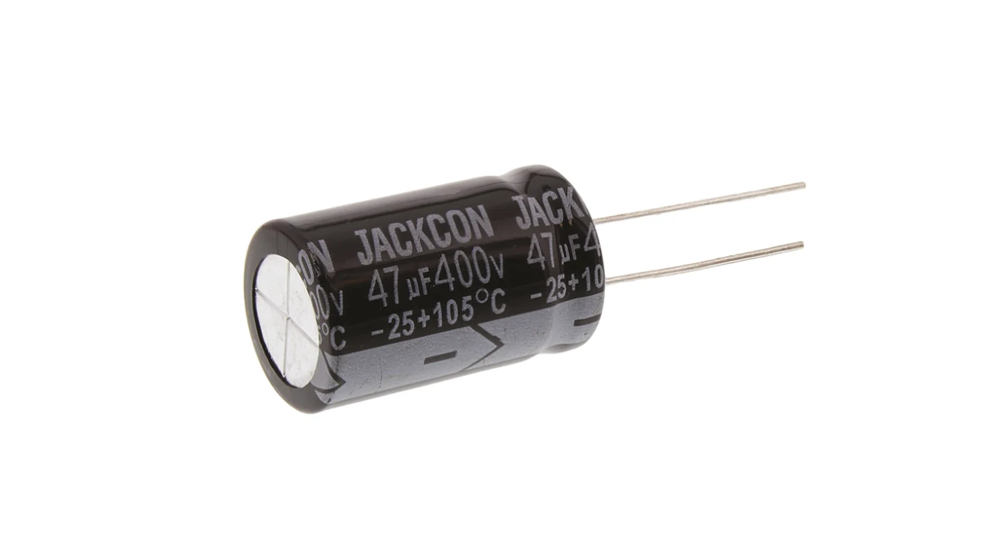 RS COMPONENTS 47uF Aluminium Electrolytic Capacitor 400V dc
