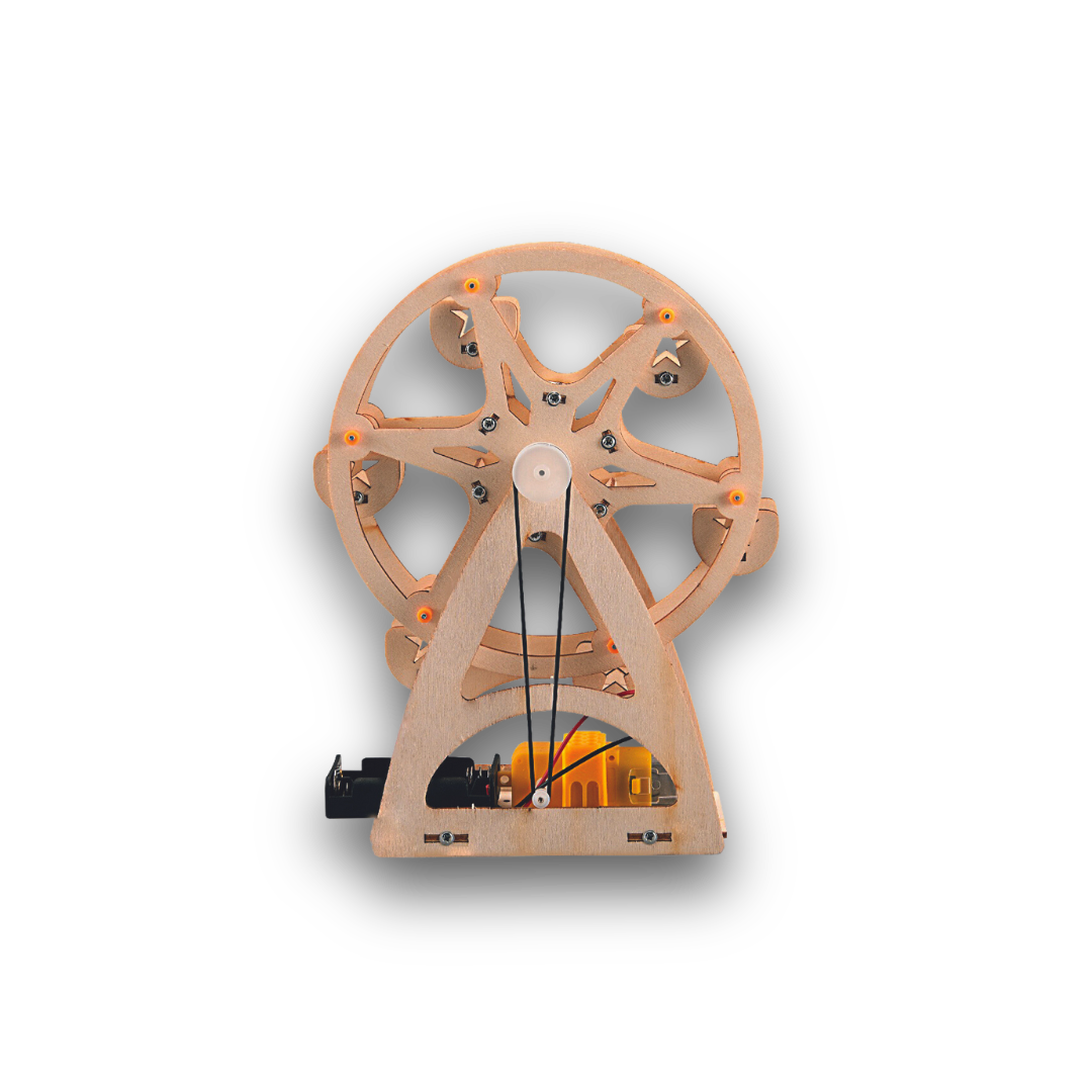 BUBBLEGUM Wood STEM Ferris Wheel