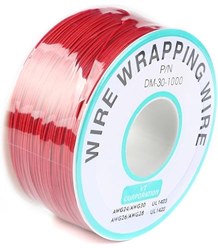 Copper Wire 0.5mm OK Line 30AWG 230m Red