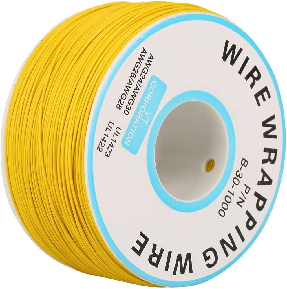 (0.5mm) Copper Wire 30AWG (230m) Yellow