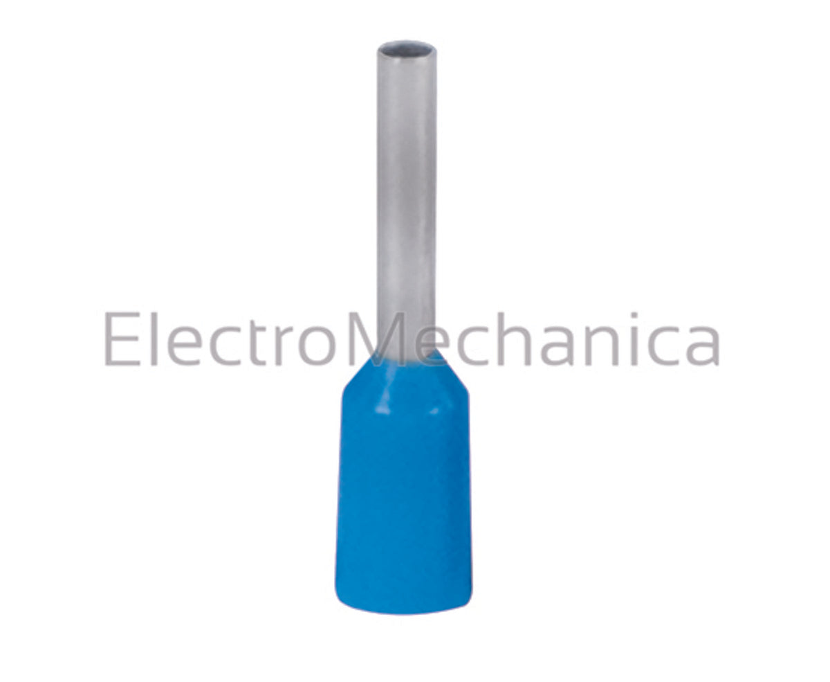 ELECTRO MECHANICA (0.75mm²) BLUE INS FERRULE (Pack of 10)