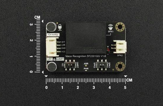 DFROBOT Gravity: Offline Language Learning Voice Recognition Sensor for Arduino / Raspberry Pi / Python / ESP32 - I2C & UART